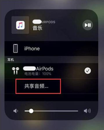 江汉苹果14音频维修点分享iPhone14音频共享设置方法 