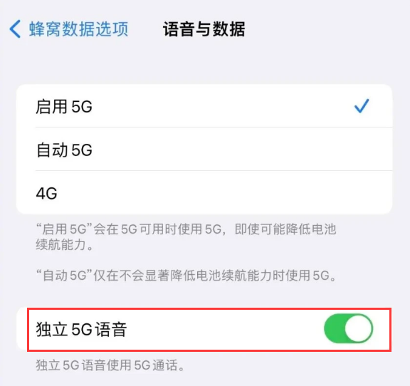 江汉苹果14维修分享iPhone 14 Pro如何开启VoNR 