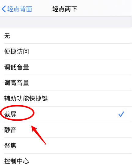 江汉苹果手机维修分享iPhone12如何启用双击截屏 